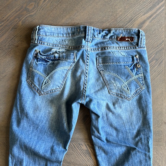 Union low rise distressed skinny jeans size 25 - Picture 6 of 6